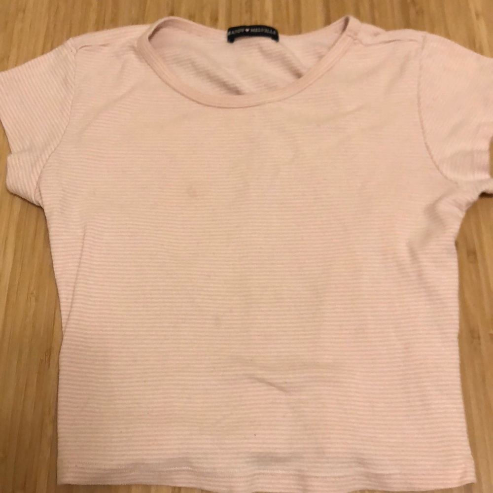 Pink Hailie Striped Top